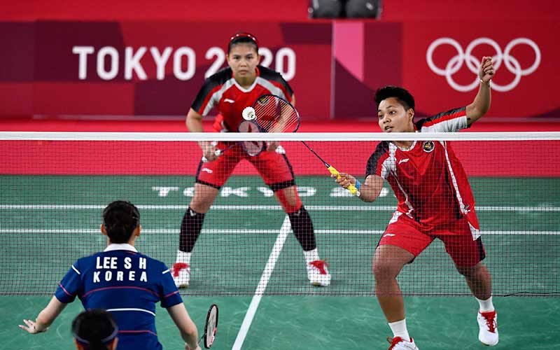  Pebulutangkis Ganda Putri Indonesia Greysia Pollii/Apriyani Berhasil Masuk ke Final Olimpiade Tokyo 2020