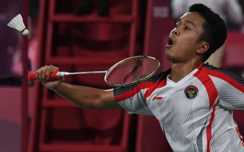  Hasil Bulu Tangkis Olimpiade Tokyo: Mantap! Ginting Lolos ke Semifinal