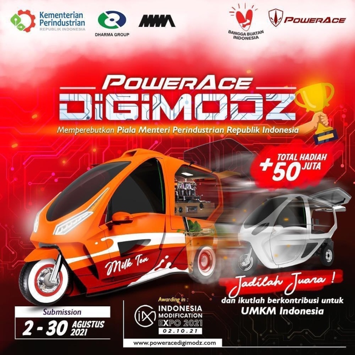  Total Hadiah Rp50 Juta, Ini Syarat Lomba Kemenperin PowerAce Digimodz 2021