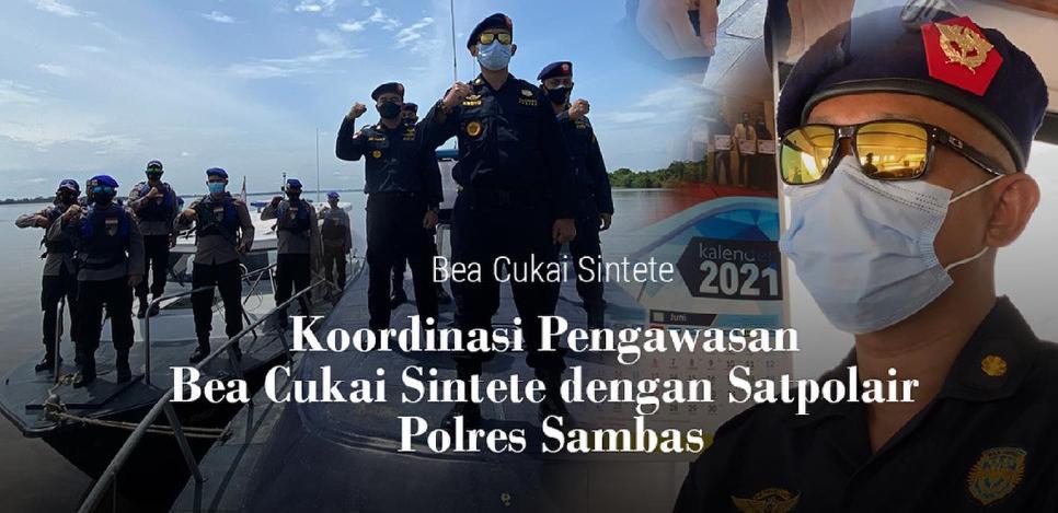  Patroli Laut Gabungan Bea Cukai Sintete dan Satpolair Amankan Wilayah Laut Sambas