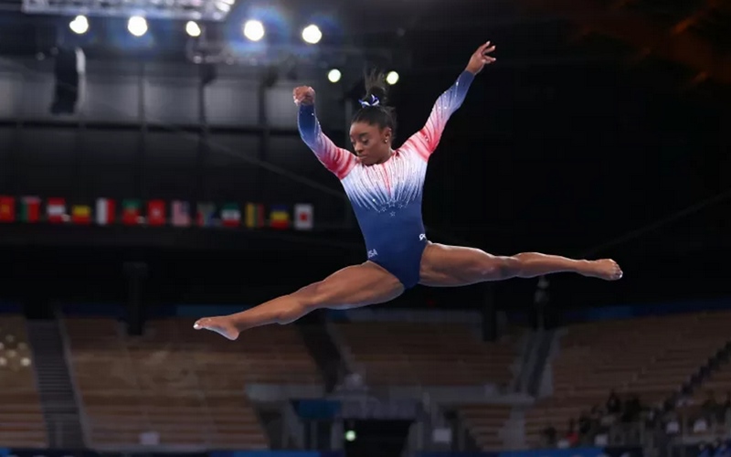 Pesenam AS Simone Biles Raih Perunggu di Senam Artistik Olimpiade Tokyo