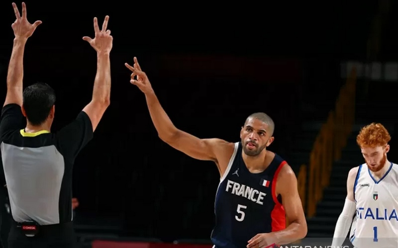  Tim Basket Prancis ke Semifinal Olimpiade Tokyo Usai Kalahkan Italia