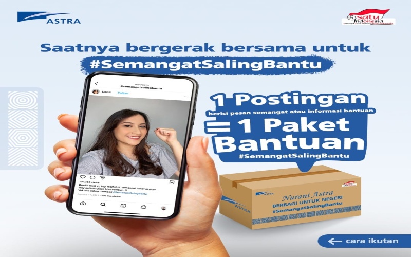  Rayakan HUT ke-76 Kemerdekaan RI, Astra Ajak Gelorakan #SemangatSalingBantu