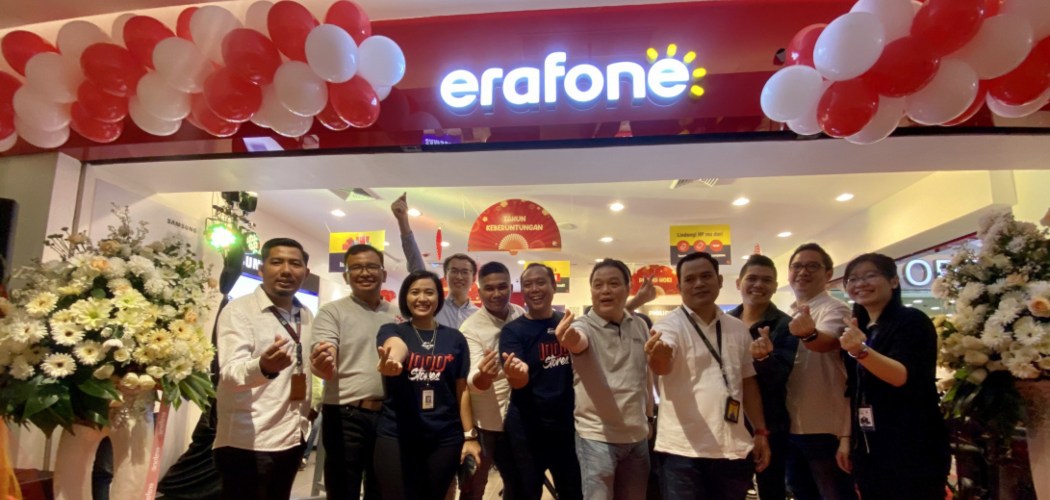 Pembukaan salah satu gerai Erafone milik PT Erajaya Swasembada Tbk. (ERAA) di Sumatra Utara, Januari 2020./Dok. erajaya.com