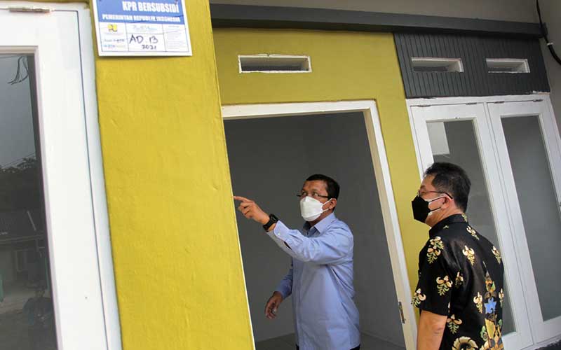  Dirut BTN Haru Koesmahargyo Tinjau Pembangunan Rumah KPR di Banten