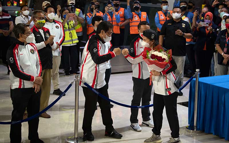  Kontingen Terakhir Atlet Olimpiade Tokyo 2020 Tiba di Tanah Air