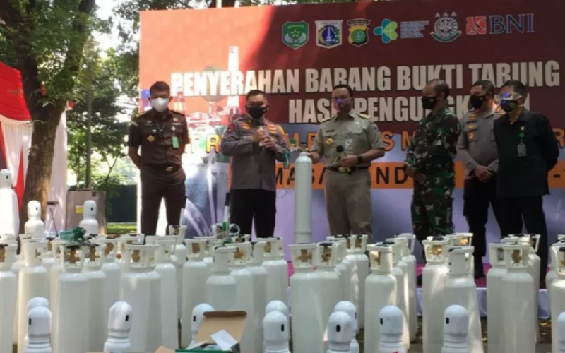  Krisis Oksigen, Kemenkes Gandeng PT KAI Kirim 4 ISO Tank Oksigen ke Jawa Timur