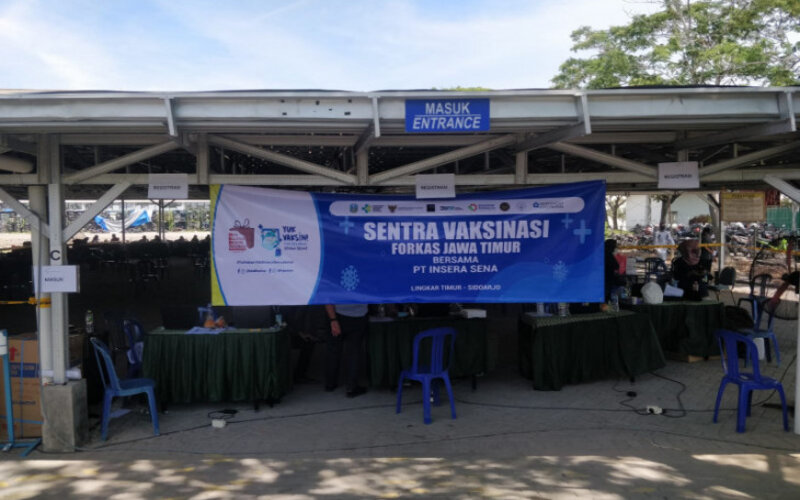  Pengusaha Buka Sentra Vaksinasi di Surabaya dan Sidoarjo hingga 16 Agustus