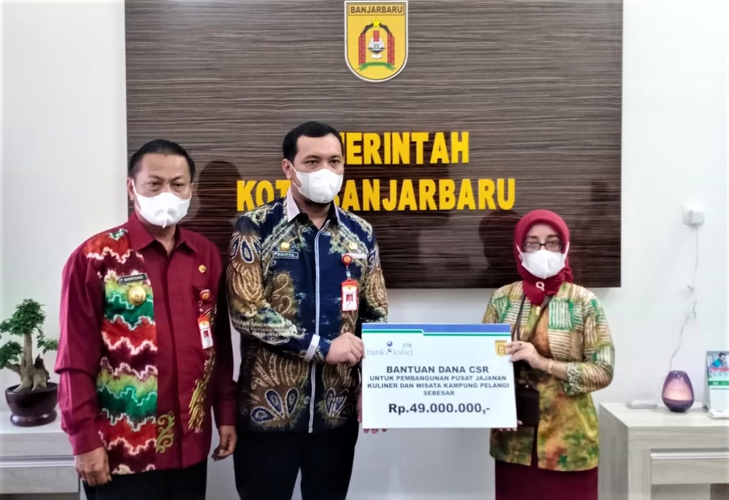  CSR Bank Kalsel Sokong Eksistensi UMKM Banjarbaru di Tengah Pandemi