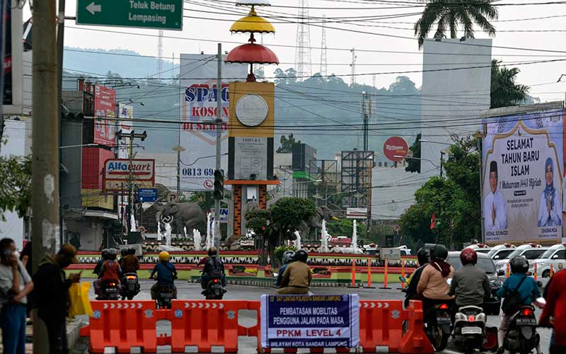  Kemendagri Memperpanjang Masa PPKM Level 4 di Bandar Lampung Hingga 23 Agutus 2021