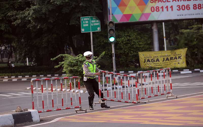  Direktorat Lalu Lintas Polda Metro Jaya Menghapus Penyekatan di 100 Titik