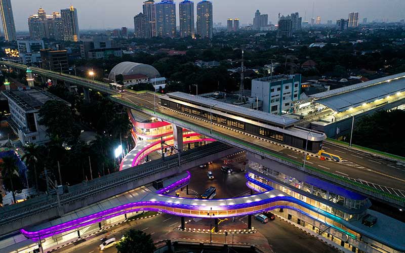  Penampakan Skybridge CSW Yang Akan Menghubungkan MRT Jakarta dan Transjakarta Koridor 13