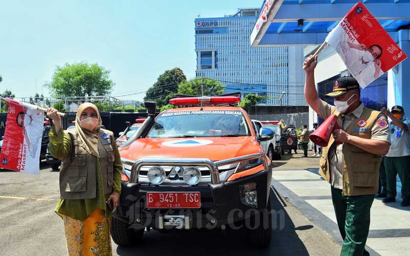  BNPB Luncurkan Gerakan Mobil Masker