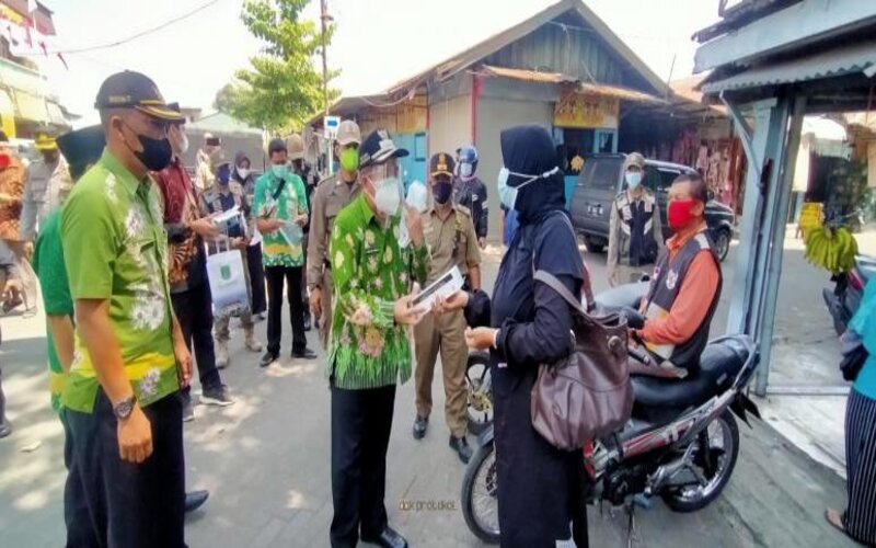  Sasar Pasar Tradisional, Pemkab Pasuruan Gencarkan Penerapan Prokes