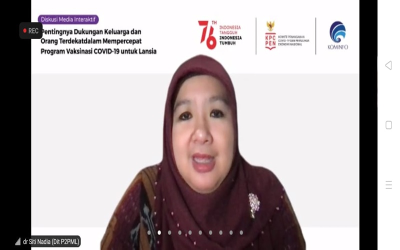  Jumlah Lansia Penerima Vaksin Covid-19 di Indonesia Belum Penuhi Target