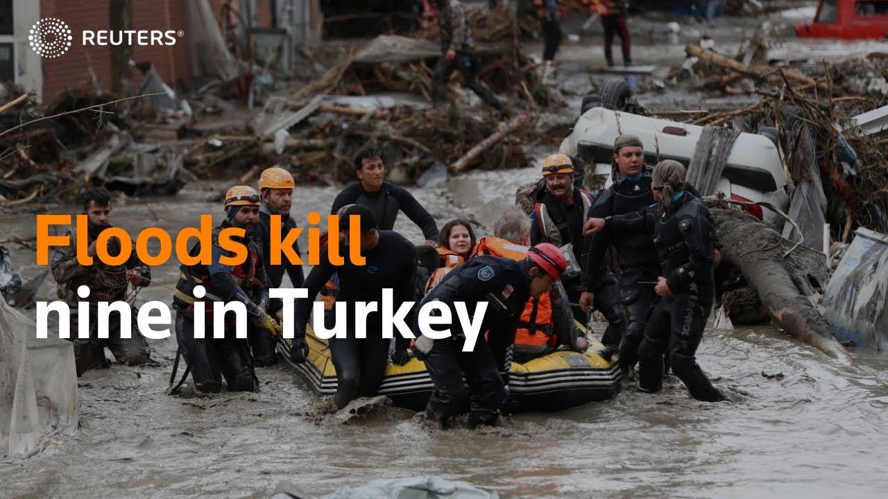 Ini Detik-detik Banjir Hebat di Turki yang Menyebabkan 44 Orang Tewas
