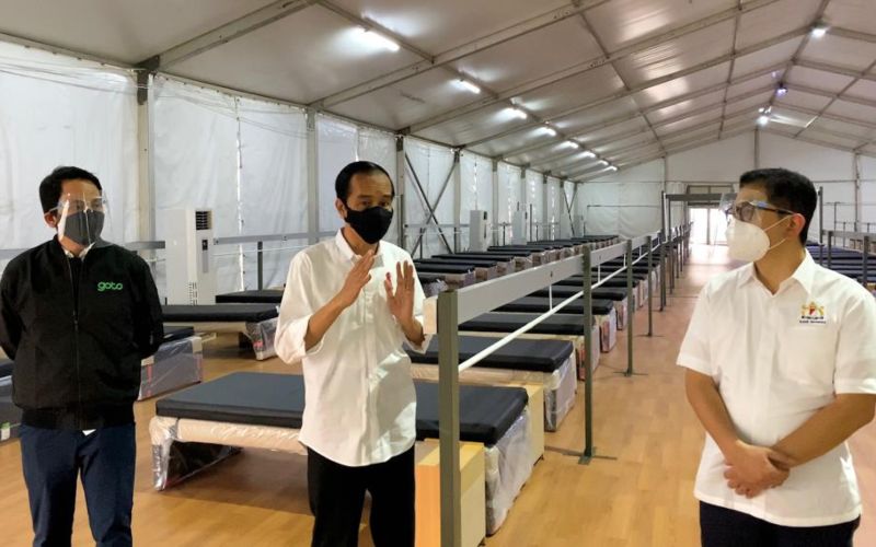  Presiden Sebut Tingkat Keterisian RS di Jawa Terus Turun, DKI Jakarta Paling Baik 