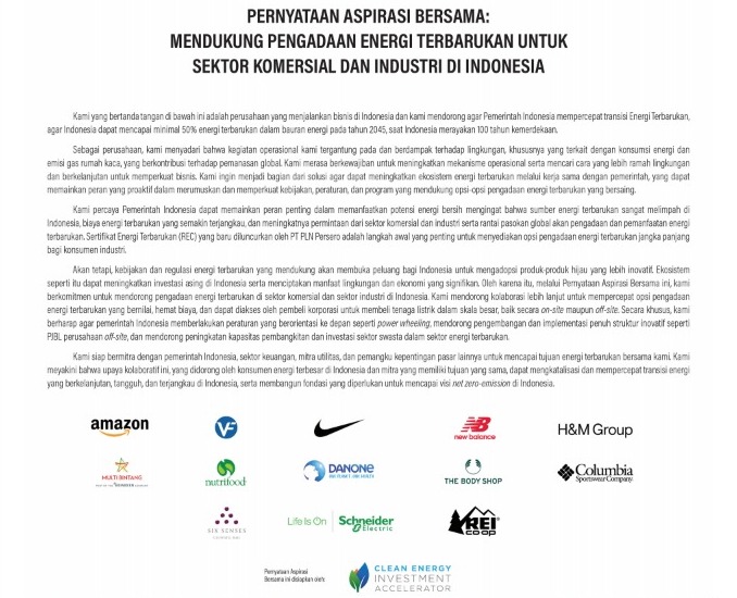  Peran Sektor Komersial dan Industri Mendukung Akselerasi Transisi Energi Terbarukan Indonesia