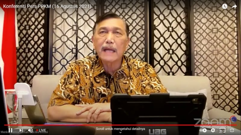  Indikator Kematian Covid-19 Dikeluarkan Sementara. Ini Jawaban Luhut di Evaluasi PPKM