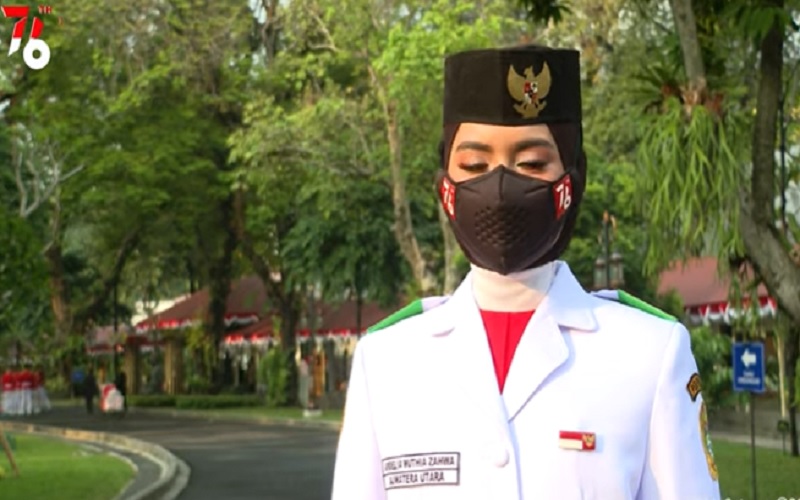  Profil Ardelia Muthia Zahwa Pembawa Baki Bendera Upacara Detik-Detik Proklamasi 17 Agustus di Istana Merdeka