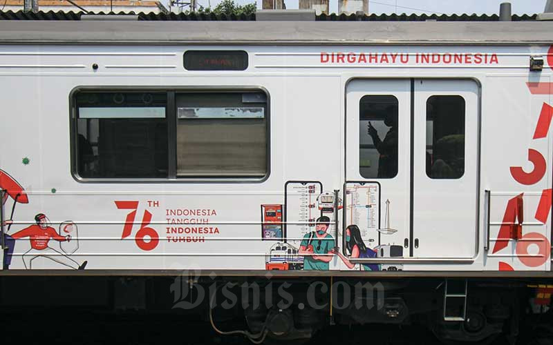  Sambut HUT Ke-76 Indonesia, KRL Pasang Livery Khusus Bertema Kemerdekaan