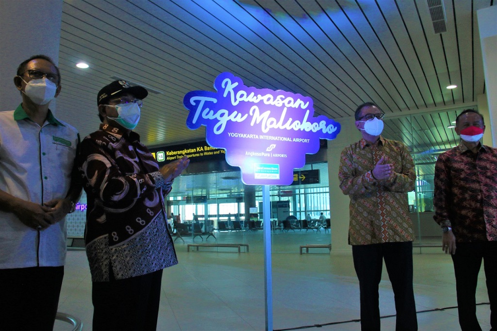  Peringati HUT ke-76 Kemerdekaan Indonesia, Angkasa Pura I Resmikan Kawasan Tugu Malioboro Bandara Internasional Yogyakarta - Kulon Progo