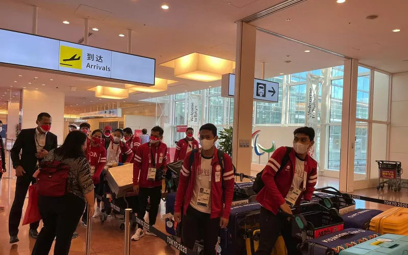  Paralimpiade Tokyo: Tim Para-bulu Tangkis Indonesia Singgah di Machida