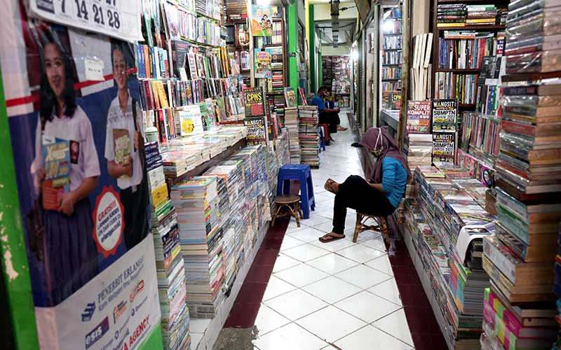 Toko Buku di Yogyakarta Sepi Pengunjung Selama Penerapan PPKM