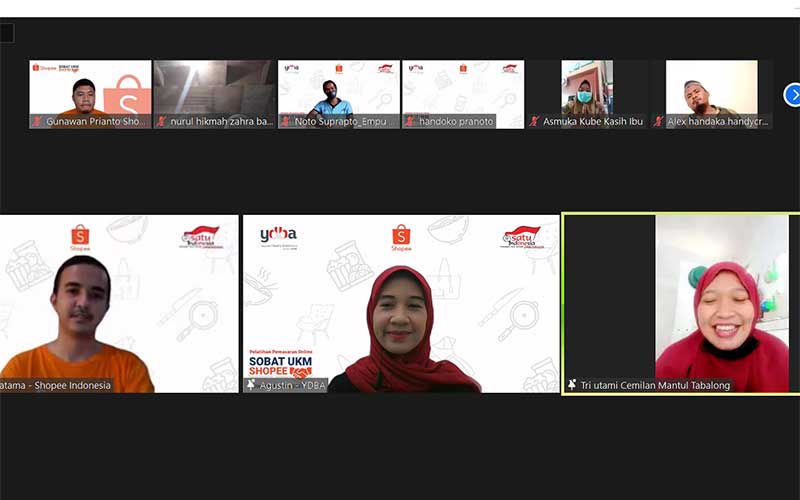  YDBA Gandeng Shoopee Indonesia Gelar Pelatihan Pemasaran Online
