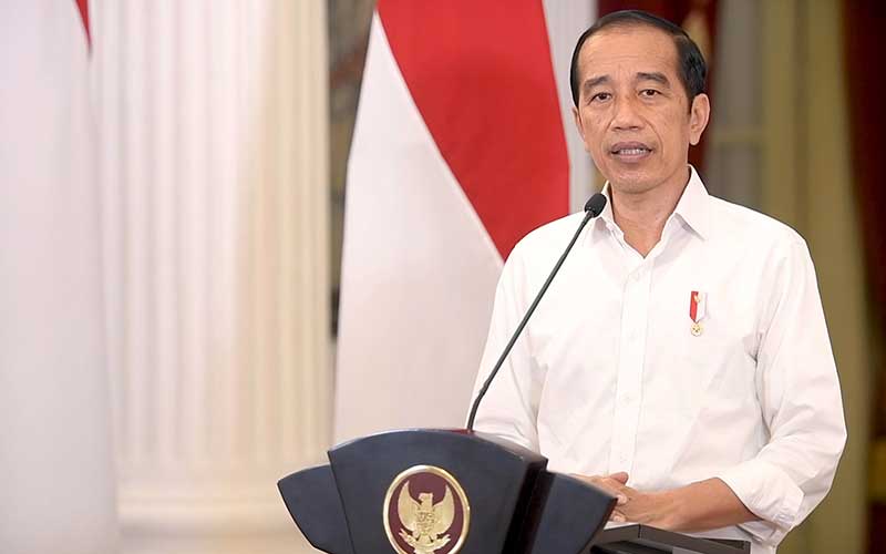  Presiden Joko Widodo Umumkan Penurunan Level PPKM di Sejumlah Daerah