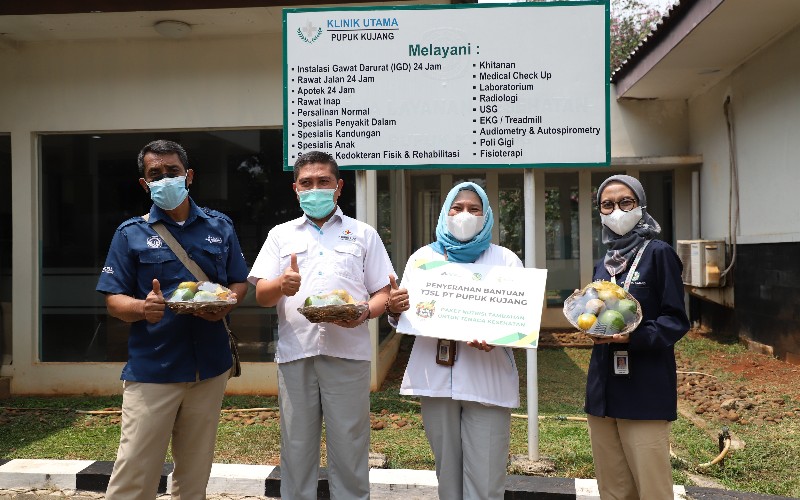  Pupuk Kujang Bantu Pemenuhan Nutrisi Tambahan untuk Para Nakes