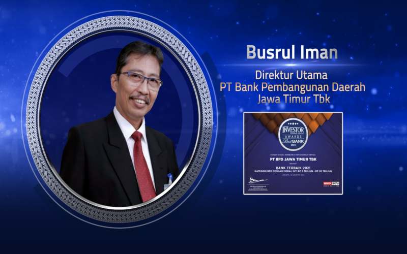  Bank Jatim Peroleh Penghargaan Bank Terbaik 2021