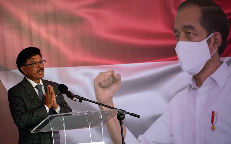  Jokowi Temui Partai Koalisi, Johnny Plate: Tak Bahas Reshuffle Kabinet