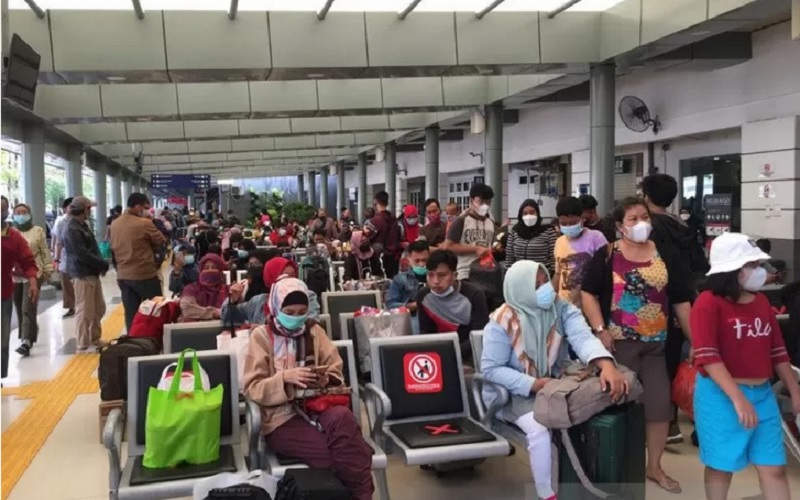  Boarding Tiket KA Stasiun Gambir dan Pasar Senen Kini Terintegrasi Aplikasi Peduli Lindungi