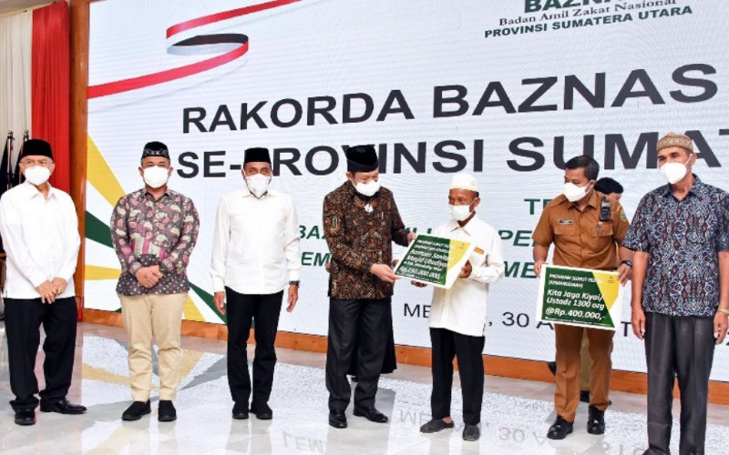  Buka Rakorda Baznas, Gubernur Sumut Minta Dana ZIS dapat Gerakkan Ekonomi Umat