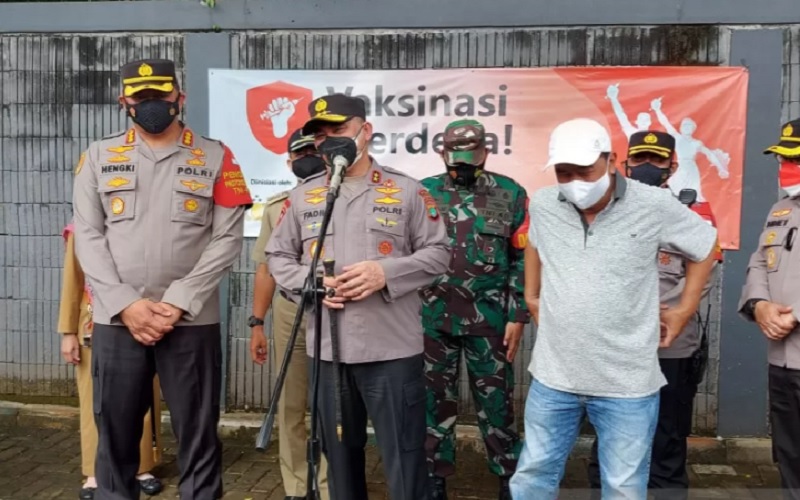  Program Vaksinasi Covid-19 Polda Metro Jaya Bidik 5 Wilayah Penyangga