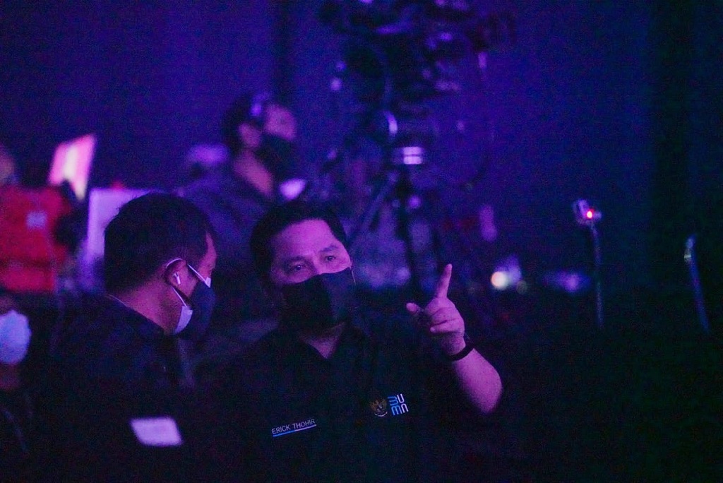  Dukung Pelaku Industri Musik Tetap Berkarya Di Tengah Pandemi, Erick Thohir Apresiasi Telkomsel Gelar Konser Virtual Godbless