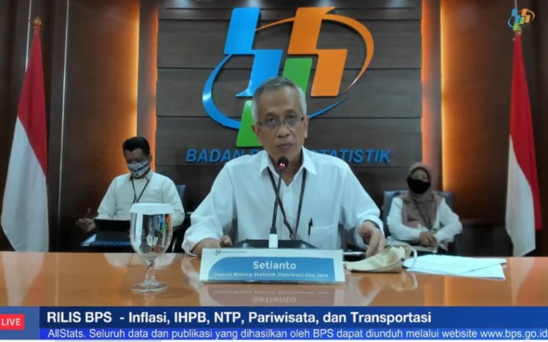  BPS Catat Inflasi Inti Agustus 2021 Naik Jadi 0,21 Persen 
