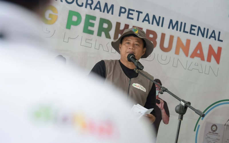  Uu Ruzhanul Luncurkan Rintisan Usaha Petani Milenial Bidang Perkebunan