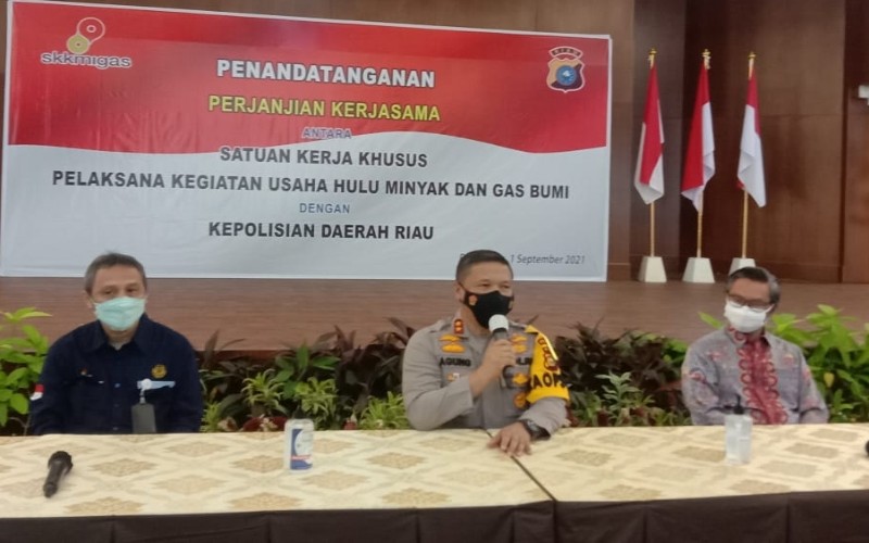  SKK Migas dan Polda Riau Kerja Sama Amankan Blok Rokan