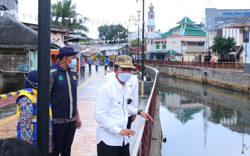  Pemkot Palembang Tata Pedestrian Sungai Sekanak Lambidaro