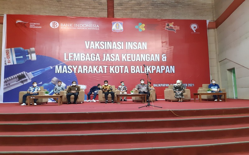  OJK Kaltim dan BI Balikpapan Gelar Vaksinasi Bagi Lembaga Jasa Keuangan, Sasar 3.300 Orang