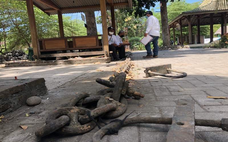  Rantai Raksasa Peninggalan Belanda Ditemukan di Bantul, Panjangnya 30,6 Meter
