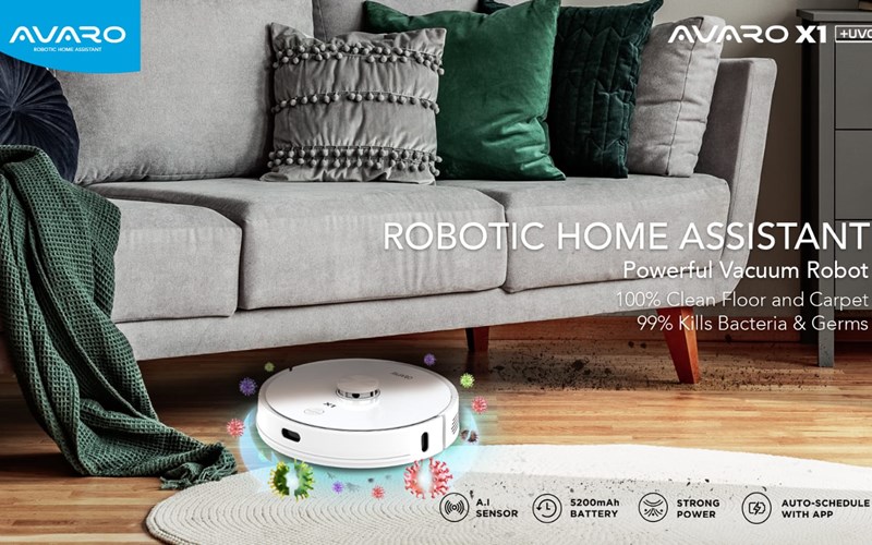  Memudahkan Pekerjaan Rumah, Avaro Robotic Bisa Menyapu dan Mengepel Sendiri