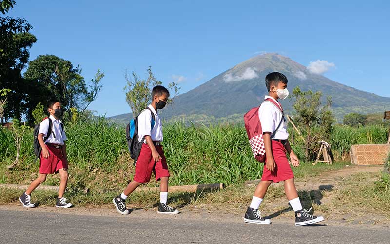  Sejumlah Sekolah di Zona Hijau dan Kuning Covid-19 Mulai Gelar Pertemuan Tatap Muka