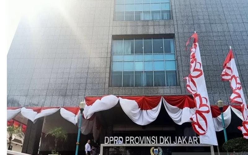 Gedung DPRD DKI Jakarta di Jalan Kebon Sirih, Gambir, Jakarta Pusat./Antara