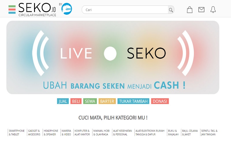  Dinomarket Luncurkan Seko.id, Circular Commerce Pertama di Indonesia