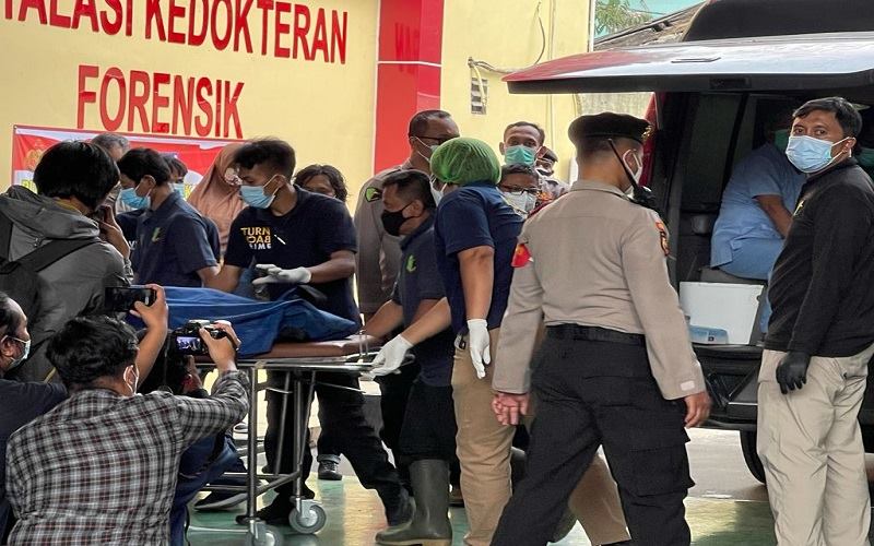  41 Jenazah Korban Kebakaran Lapas Kelas I Tangerang Tiba di RS Polri