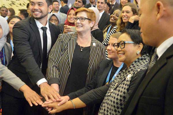  Menlu Indonesia dan Australia Berkomitmen Bantu Myanmar