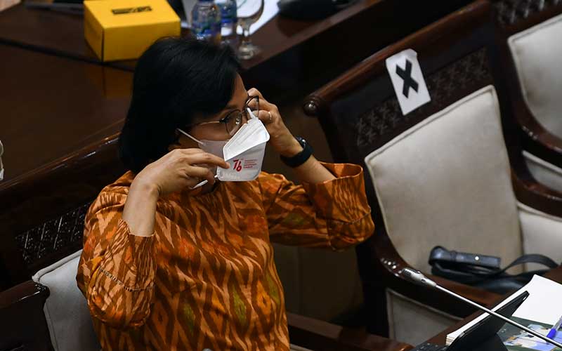  Menkeu Sri Mulyani Raker Dengan Komisi XI DPR Bahas RUU HKPD